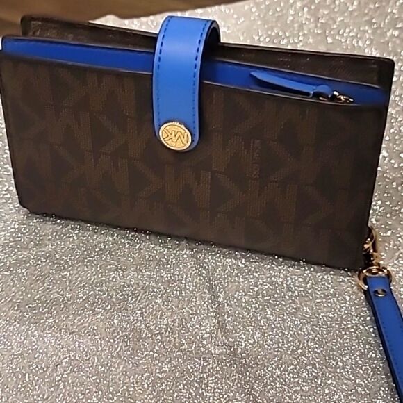 Michael Kors Jet Set Charm Small Phine Wristlet- Oxford - Picture 5 of 14